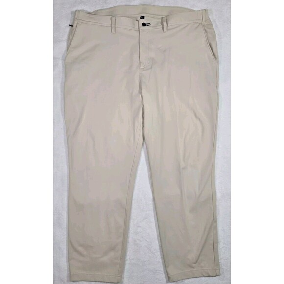 Public Rec Khaki Pants Mens  38x28 "27" Chino Casual Stretch Polyester Spandex - Picture 1 of 14
